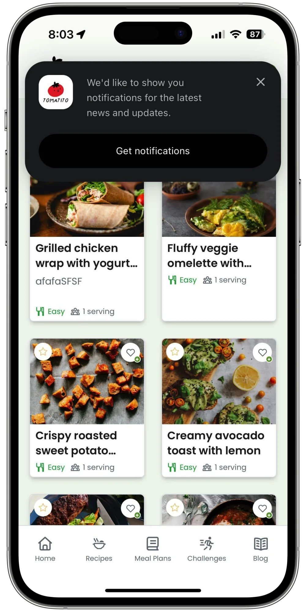 Progressive Web App installed on a mobile device home screen
